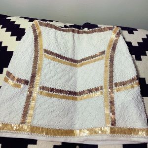 Cute sequins skirt